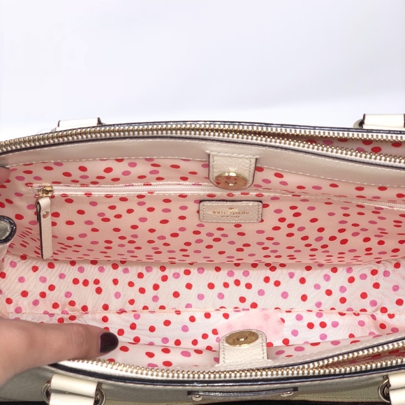 [Kate Spade] Martine Wellesley Cream Leather Bag - Picture 7 of 8